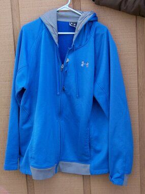 Under Armour Men's Blue Hoodie, Size XXL